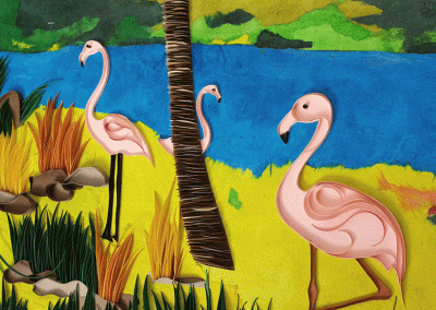 Les flamands roses du Toucan's Jungle