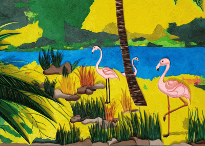 Les flamands roses du Toucan's Jungle